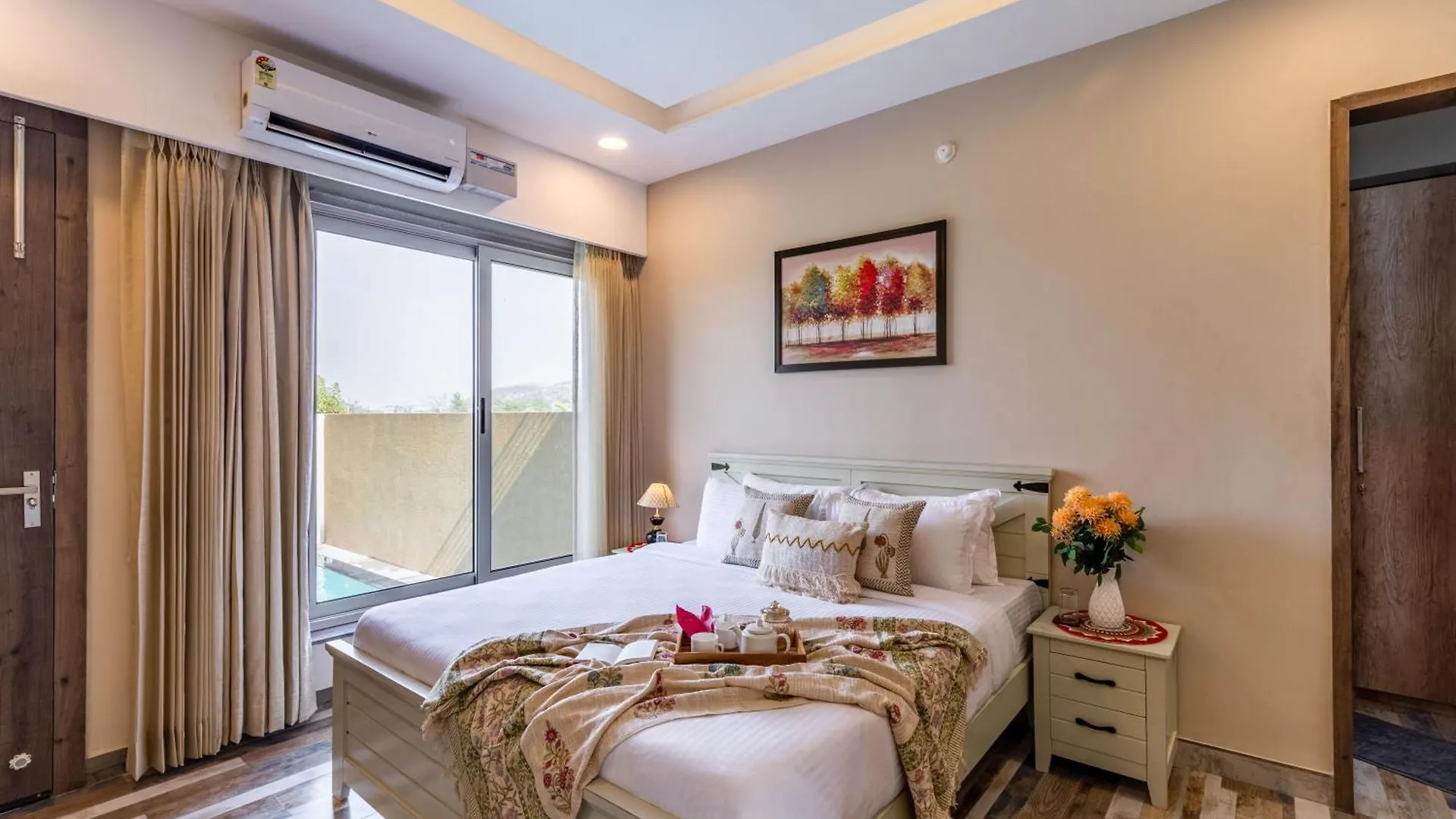 Elivaas 2 Bhk Pet Friendly Villa With Pvt Pool - Heaven In Hill Udaipur 0*,